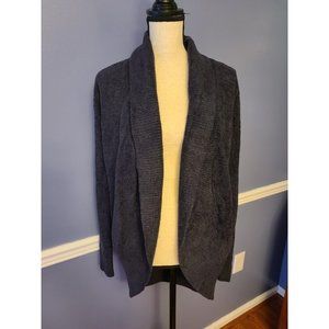 Barefoot Dreams Bamboo Chic Lite Cardigan Sweater XS/S Navy blue Soft Womens